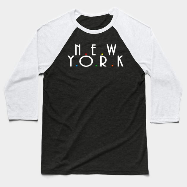 new york Baseball T-Shirt by martian